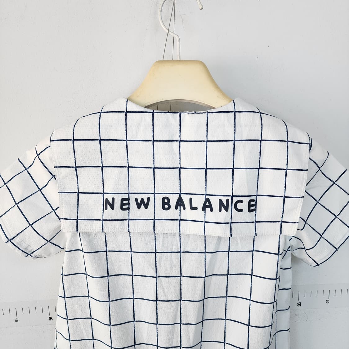 뉴발란스 아동 체크 반팔 원피스 상품이미지4