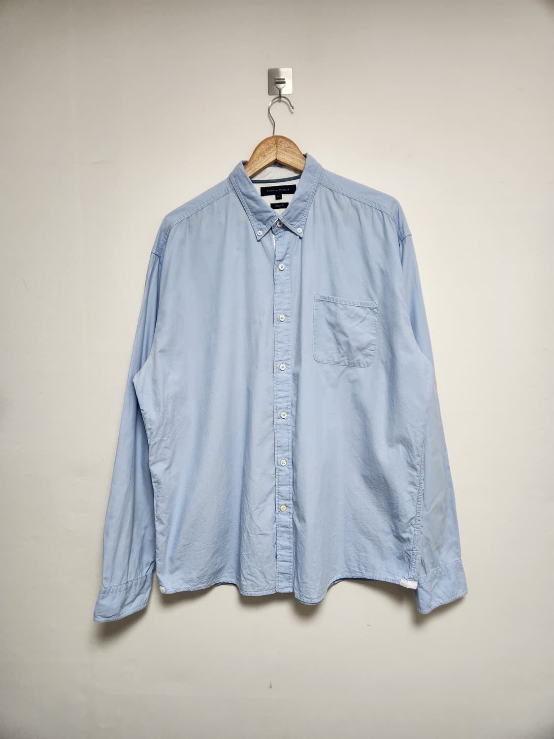 타미힐피거Tommy 블루 코튼 셔츠 2XL - S116 상품이미지1