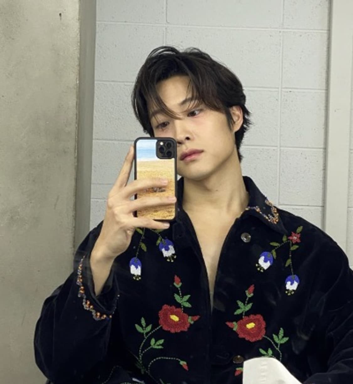 bode 보디 비즈 자수 자켓 beaded garden vine(M/L) 상품이미지1