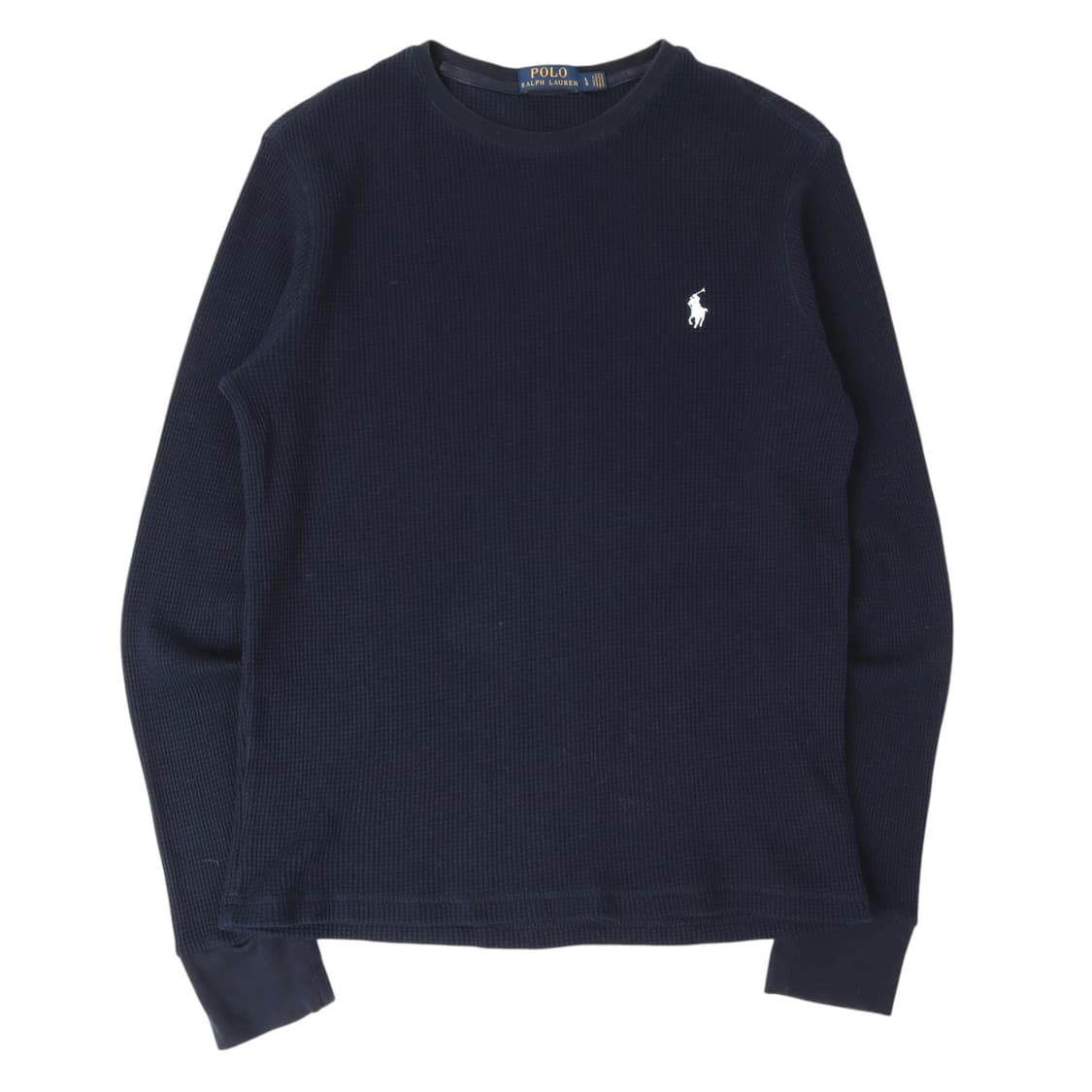 폴로 랄프로렌 네이비 와플 롱슬리브 티셔츠 상품이미지1