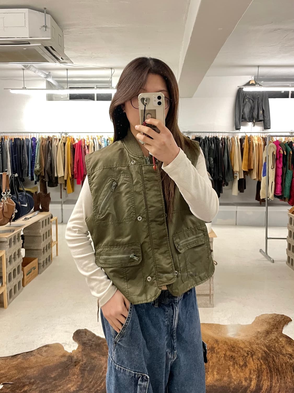 VTG lace-up tactical vest 상품이미지1