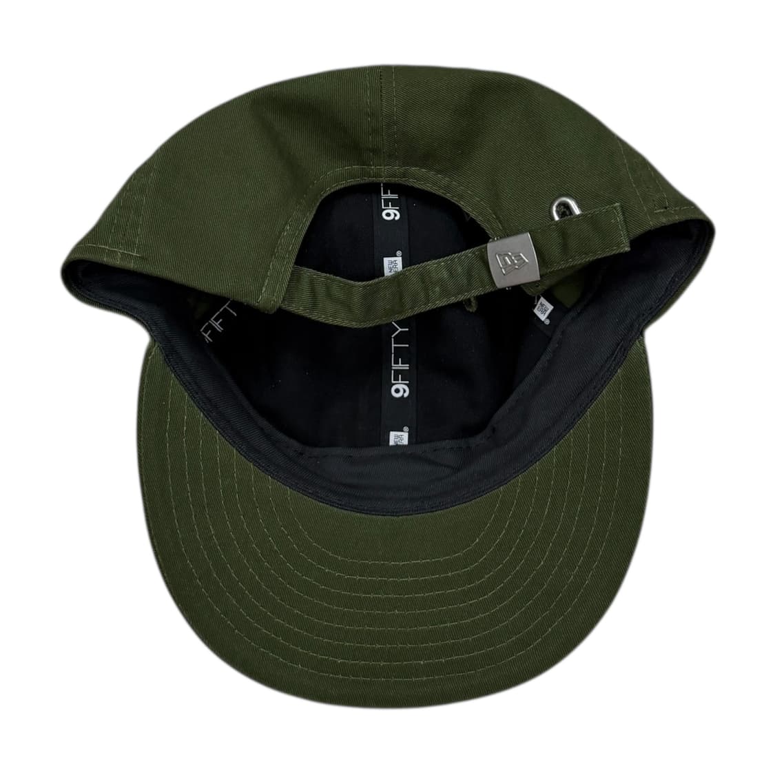 뉴에라 빈티지 레트로 크라운 캠프 심볼 스냅백 모자 카키 그린 상품이미지3