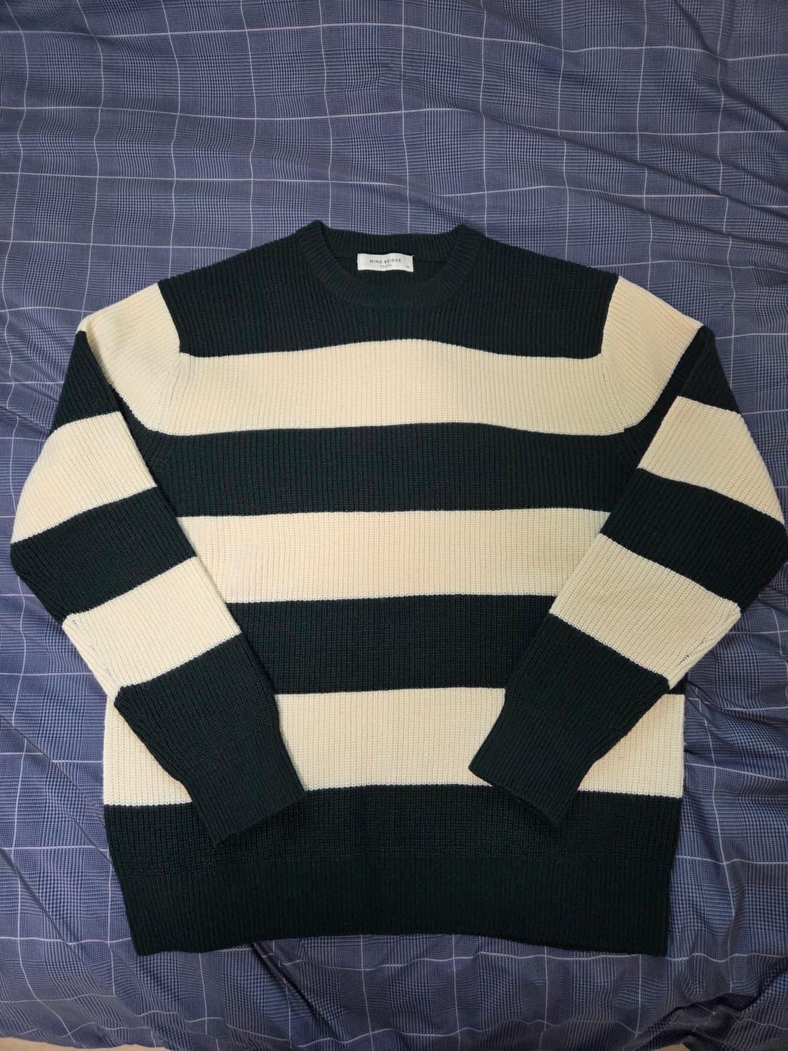 [새상품] 마인드브릿지 스트라이프 니트 105 상품이미지1