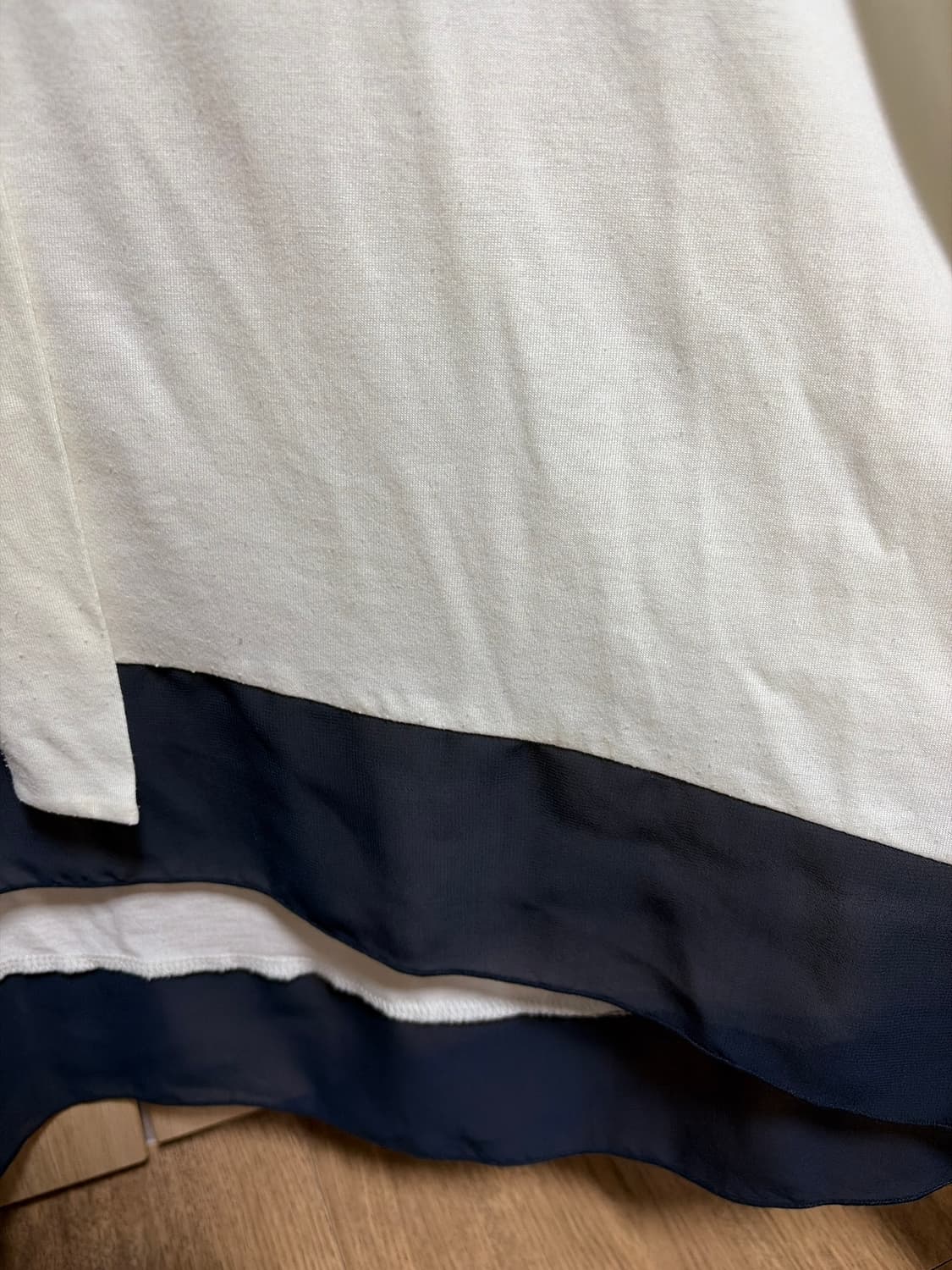 엑시즈팜 모리걸 리본 반팔티셔츠 블라우스 상품이미지8