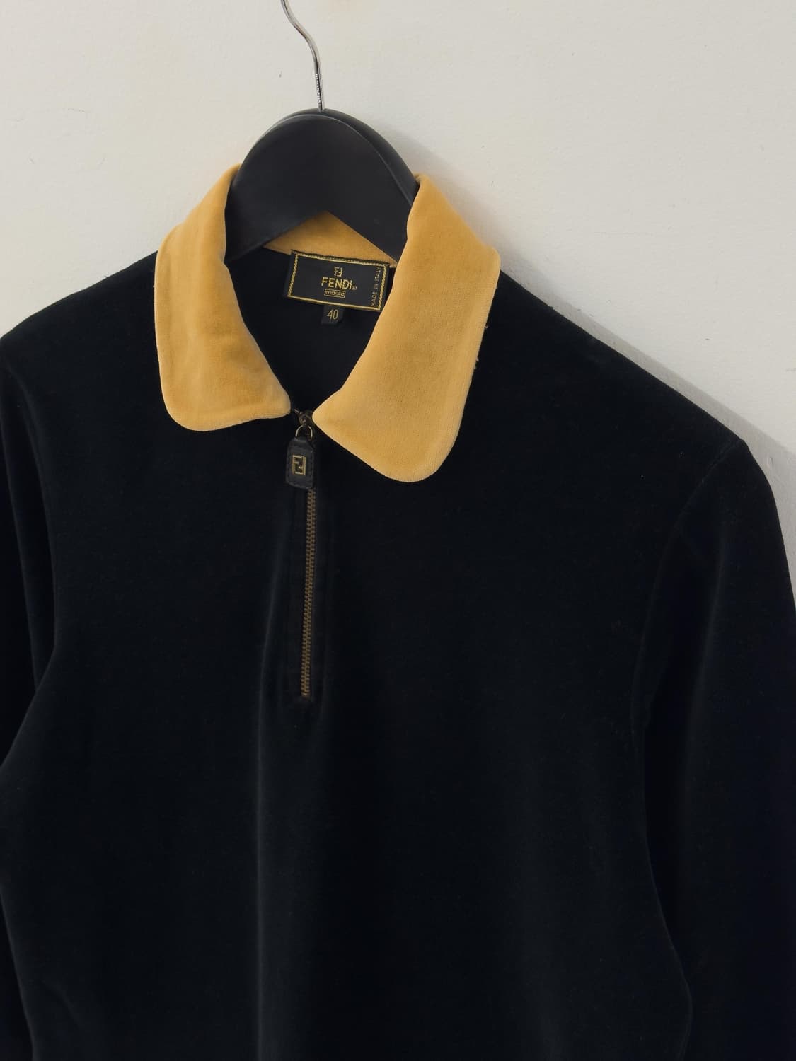 펜디 벨벳 집업 탑 상품이미지5