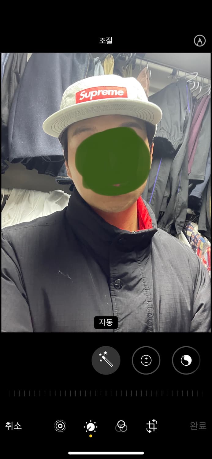 슈프림 데님 캠프캡 연청 착샷 ㅇ  상품이미지8