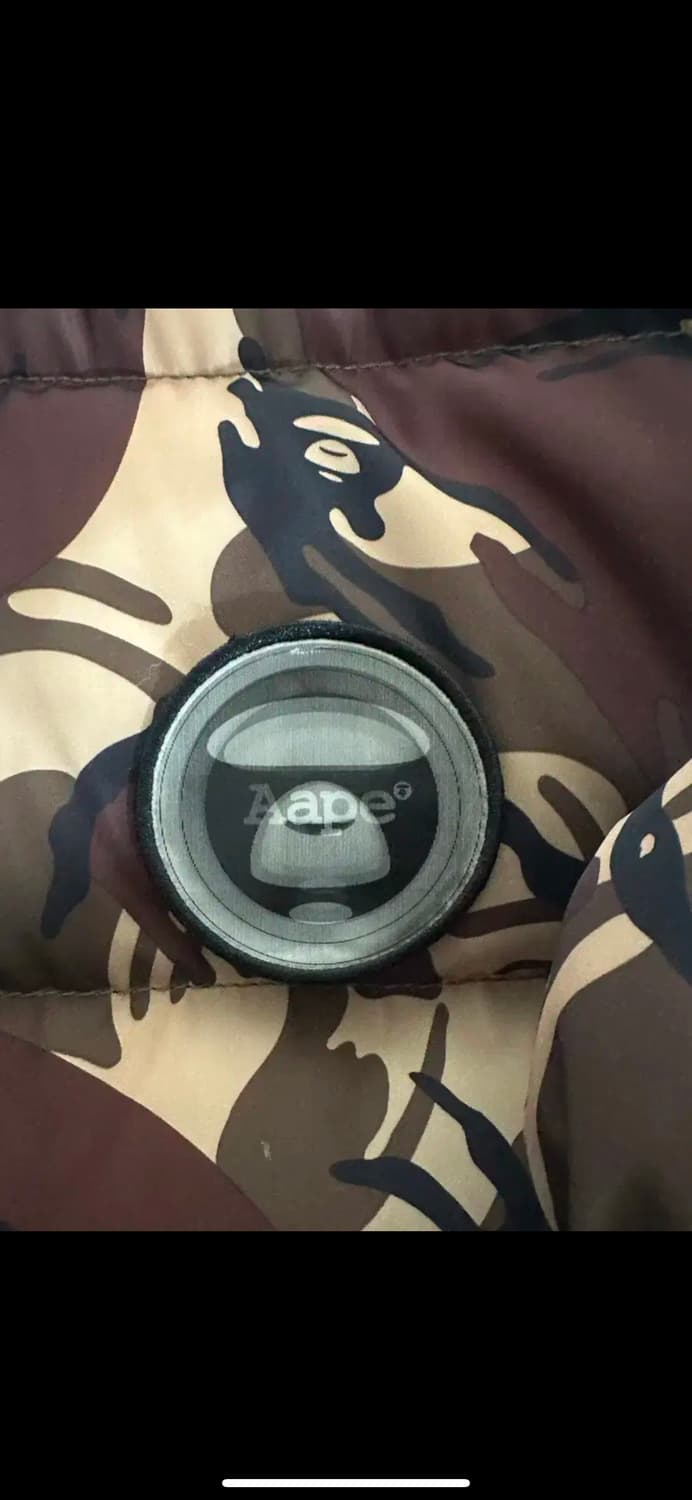 에이프 리버시블 패딩 카모 / 블랙 XL 상품이미지6