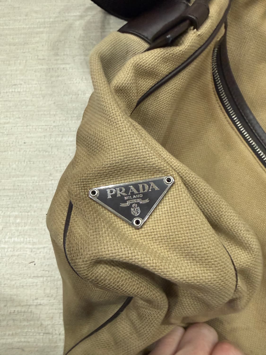 프라다 왁스드 캔바스 메신저 상품이미지6