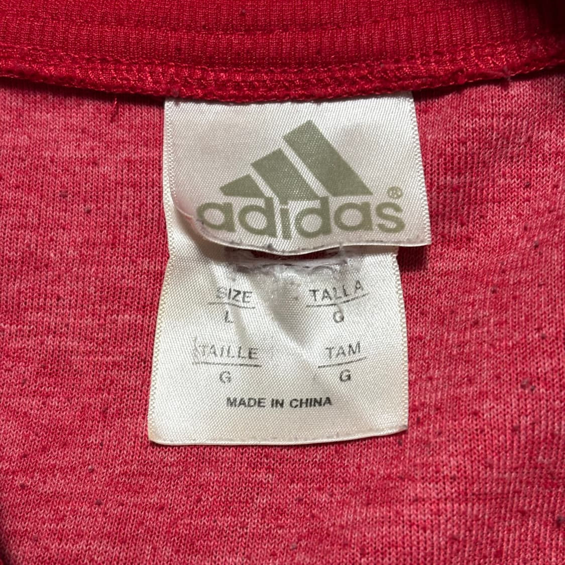 L 아디다스 캐나다 레드 트랙탑 상품이미지4