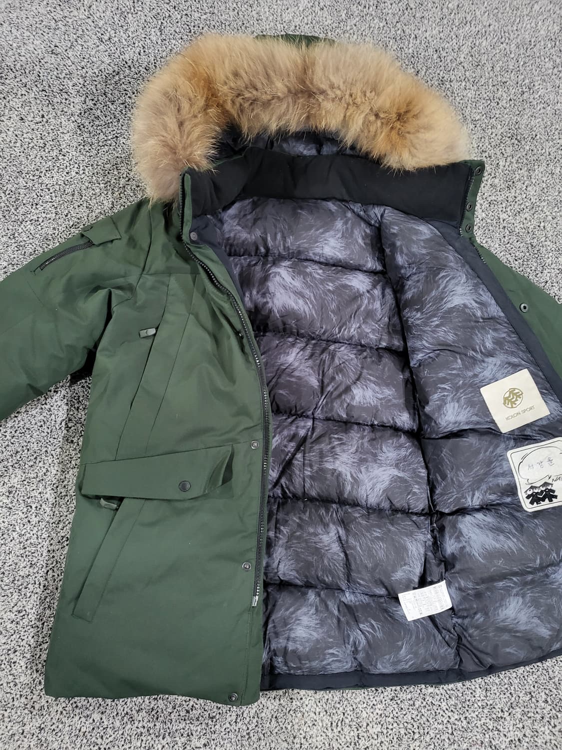 코오롱 덕다운 패딩 상품이미지2