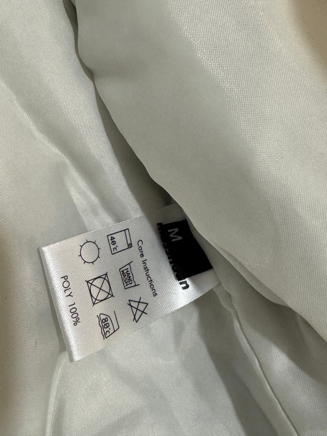 매스노운 메탈 스퀘어 ma-1 오버핏 점퍼 M  상품이미지7