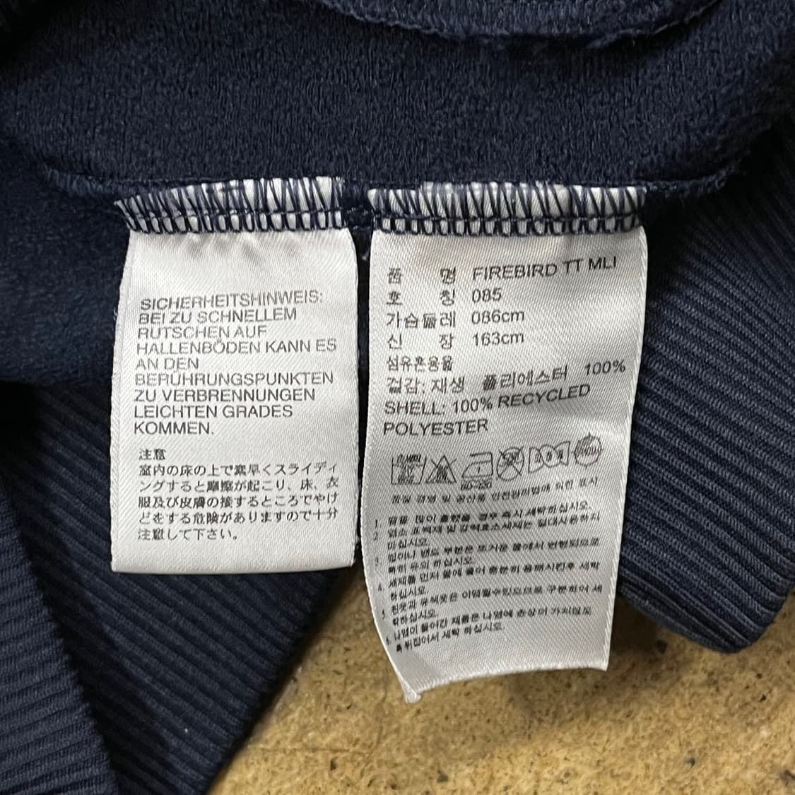 [정품/85] 아디다스 블랙 트랙탑 3선 져지 b10 상품이미지6