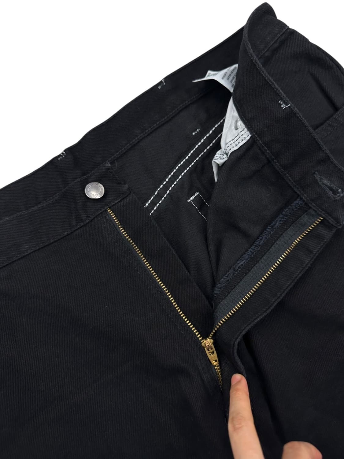 랭글러 블랙 데님팬츠 새상품 (40)  상품이미지3