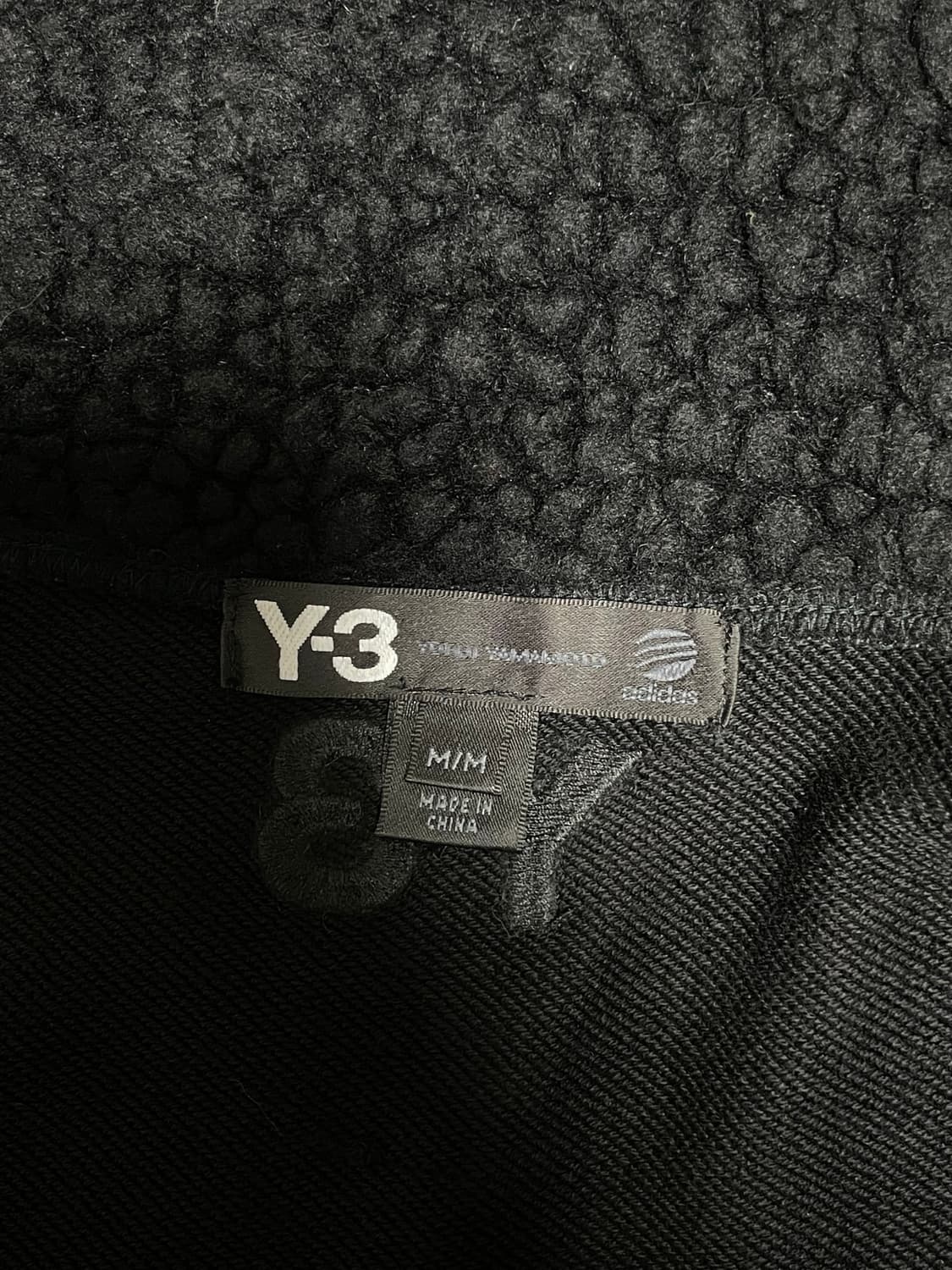 요지야마모토 Y3 하이넥 비대칭 버튼 스웻 가디건 무채색다크웨어유니섹스 상품이미지8