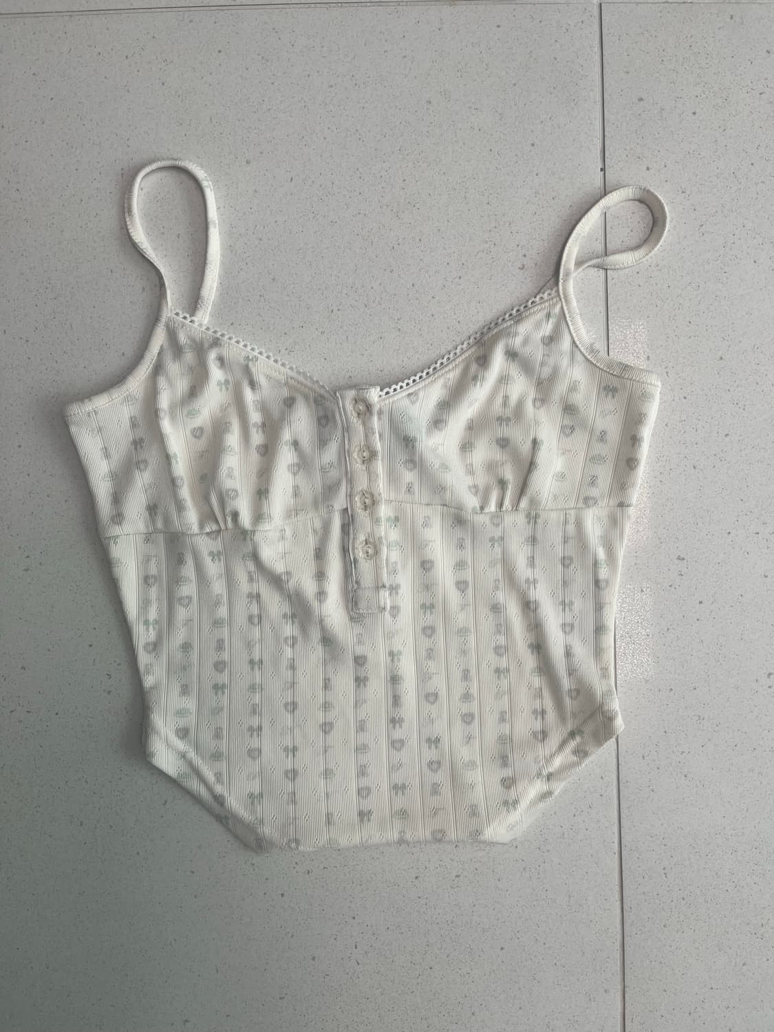 플리즈노팔로우 Aiden Button Sleeveless Top 상품이미지5