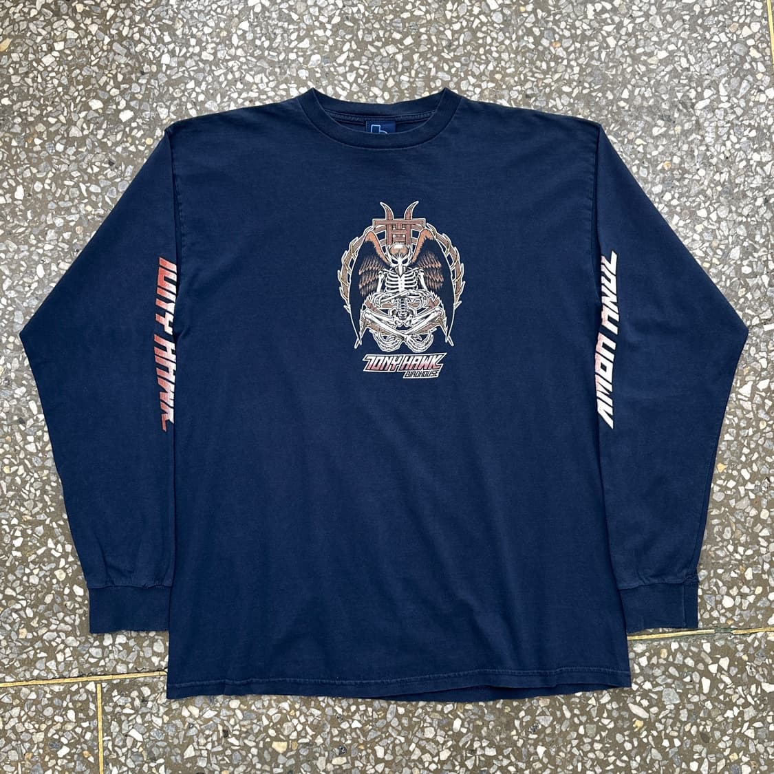 90s USA 버드하우스 토니 호크 롱슬리브 티셔츠 XL 상품이미지1