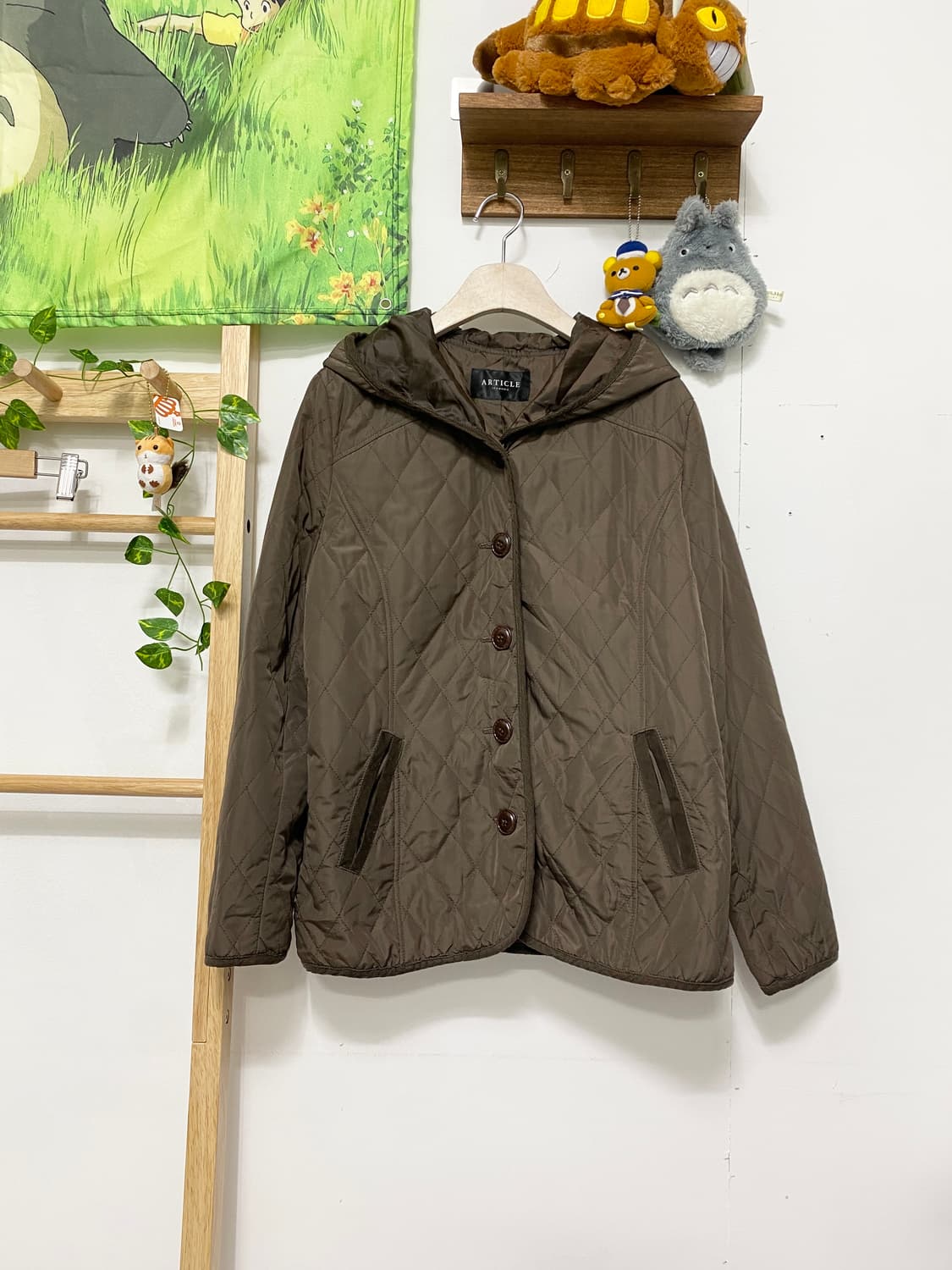 ꒰ঌ 코코아 라떼 누빔 패딩 세트 ໒꒱ 상품이미지3