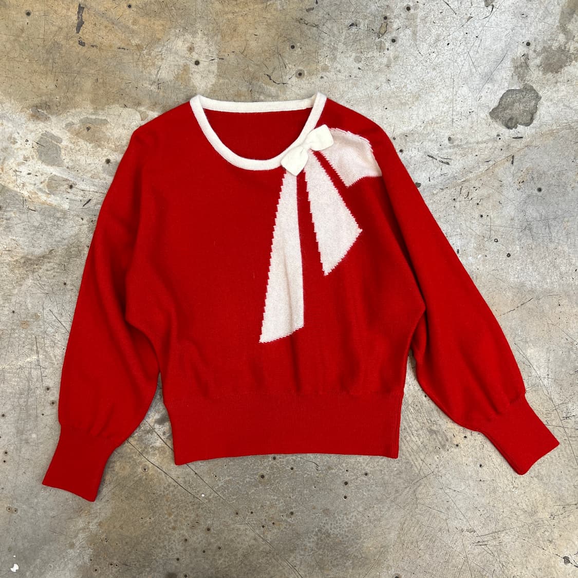 앙고라 리본 니트 상품이미지1