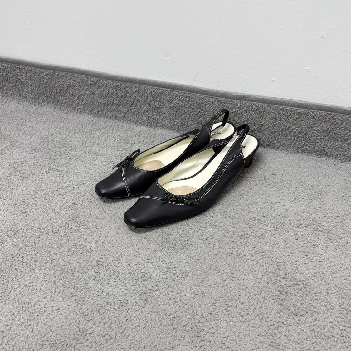 Margaret Howell contrast stitch flat 상품이미지2