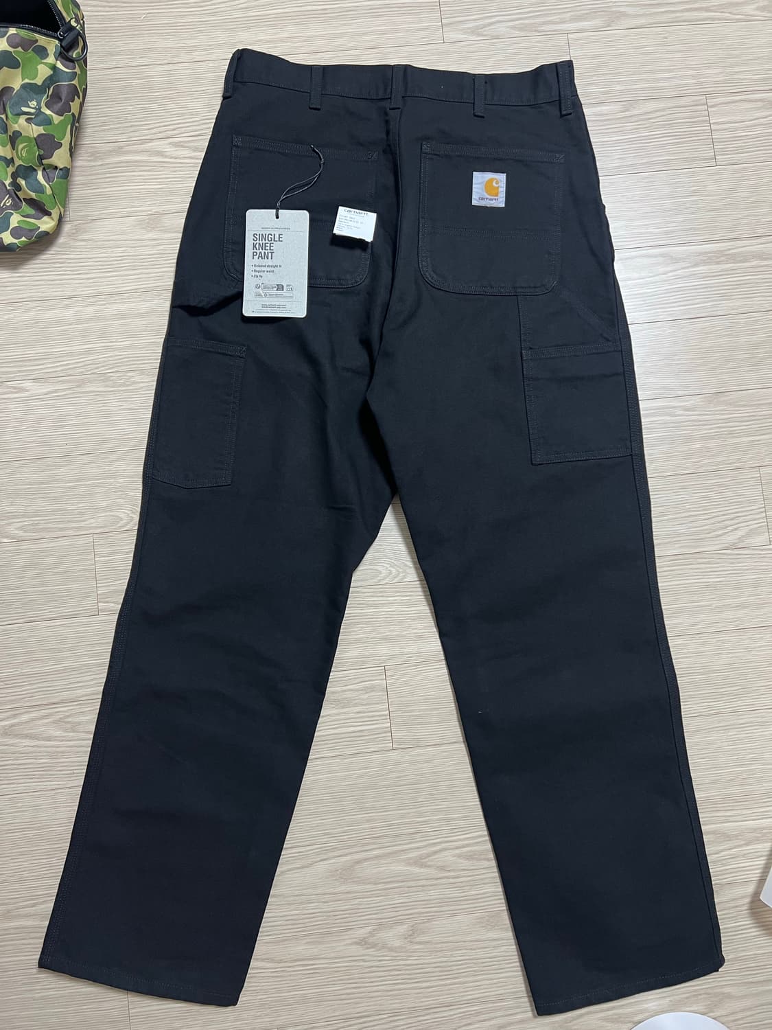 [33x32] 칼하트 wip 싱글니 디어본 블랙 상품이미지4