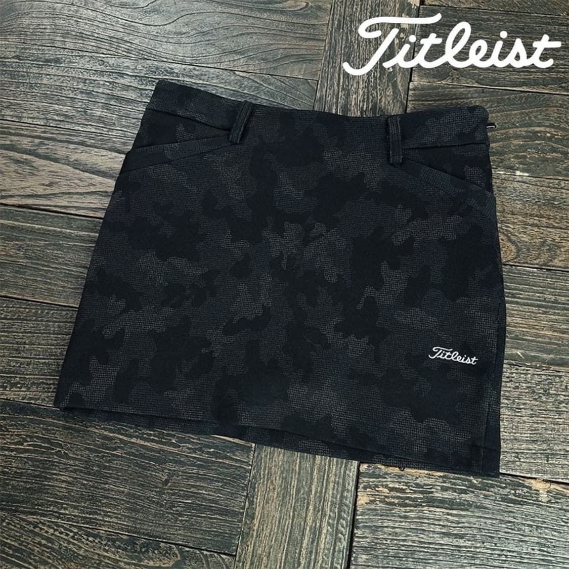 [타이틀리스트] 카모 패턴 골프 미니스커트 골프 치마 M19795 상품이미지1