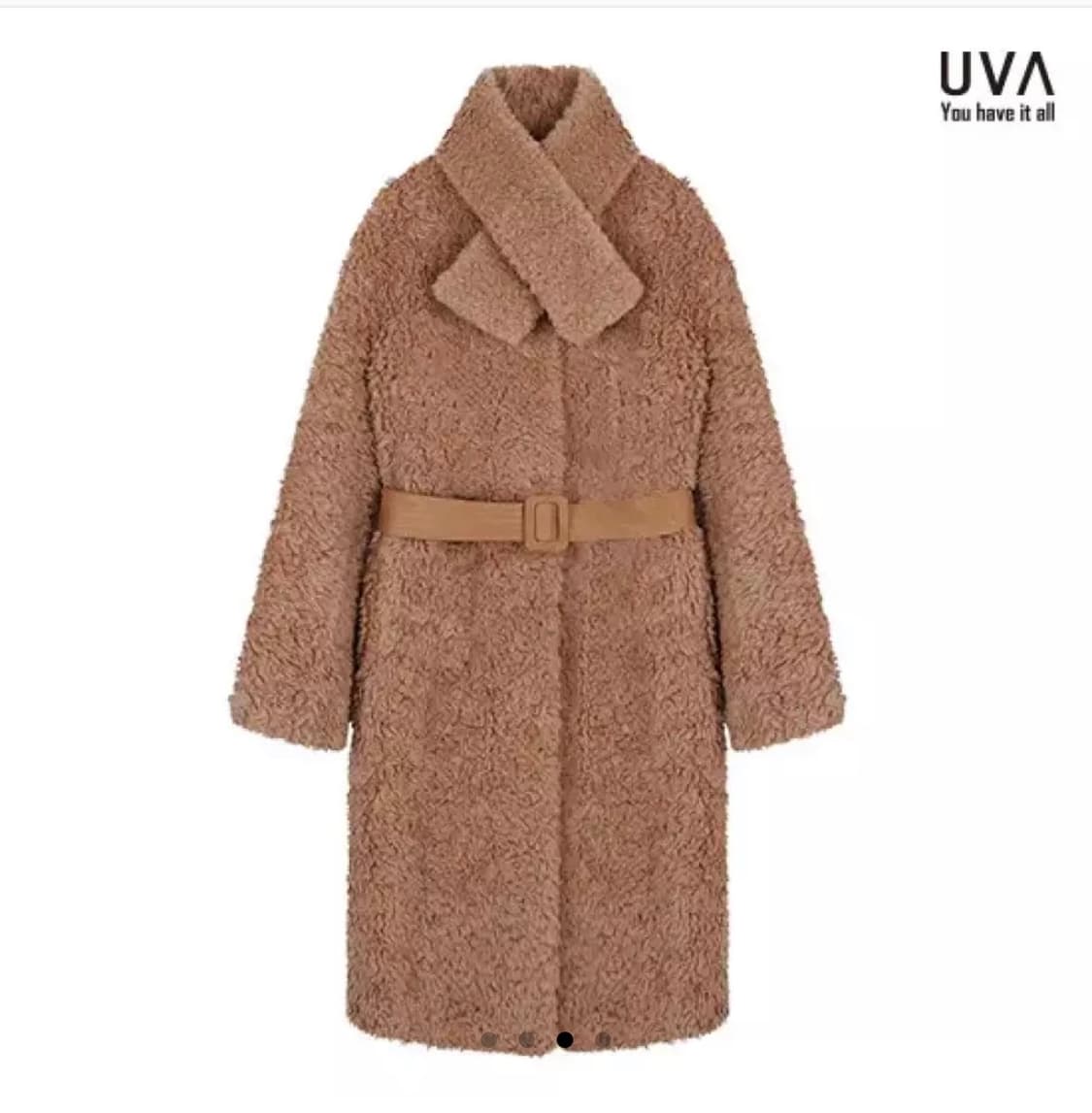 UVA 양모 롱코트 55사이즈 상품이미지3