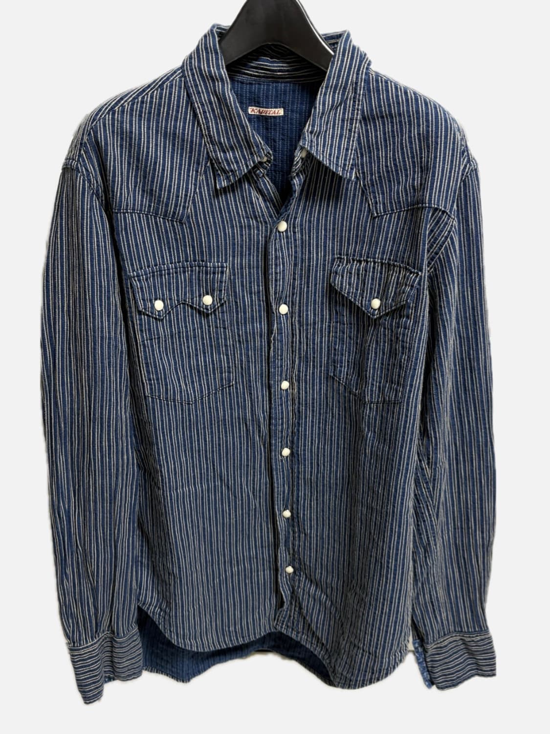 Kapital 스트라이프 셔츠(사이즈3, L) 상품이미지1
