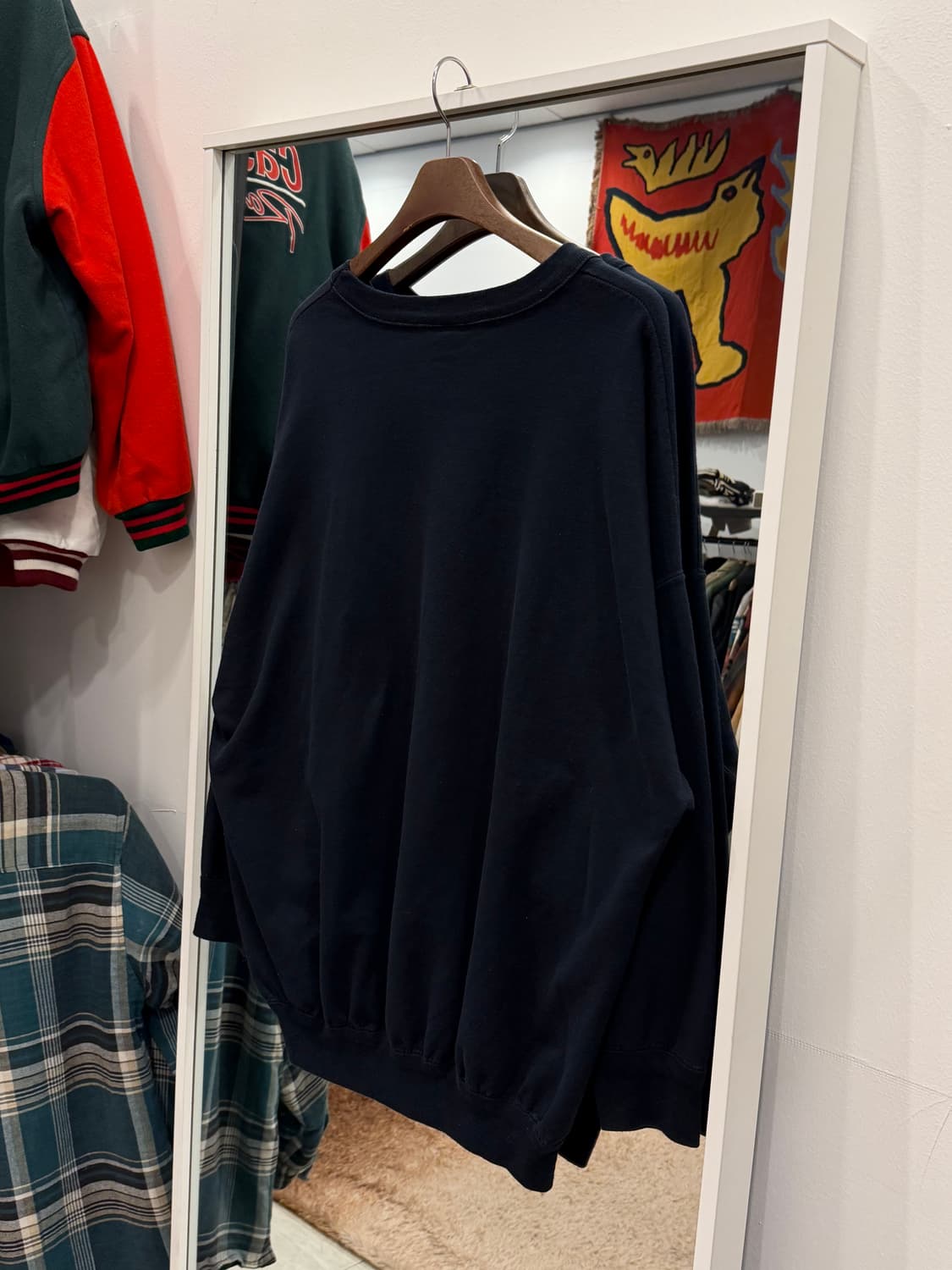 90s Carlton 빈티지 플레인 스웻 셔츠 (made in USA) 상품이미지5