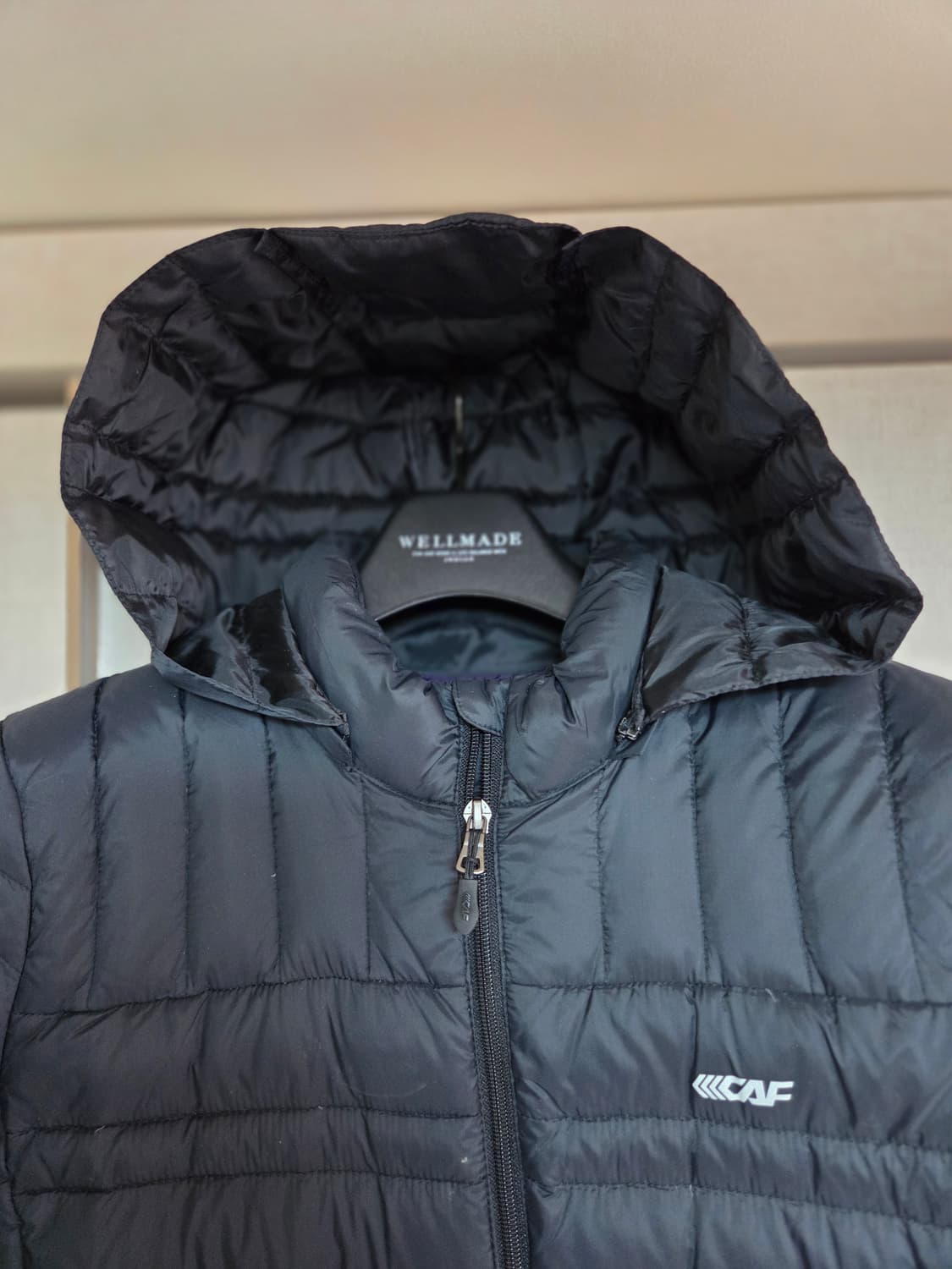 ECAF 경량 패딩 점퍼 블랙95 상품이미지2