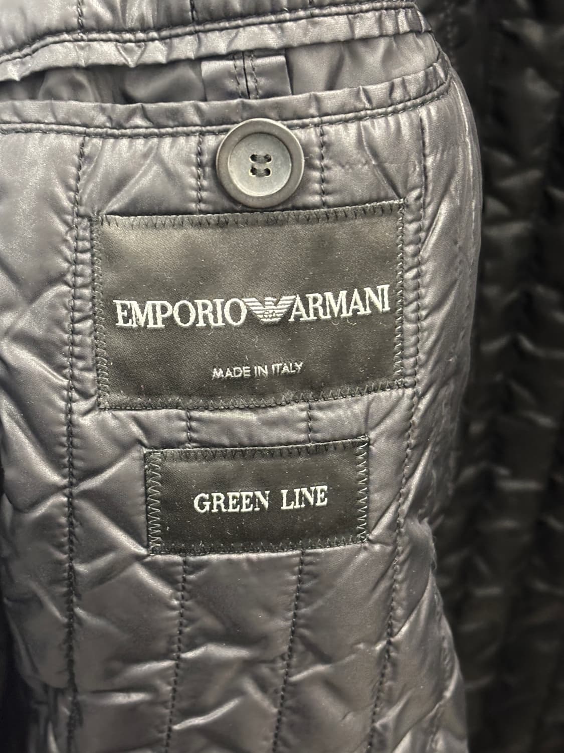 엠포리오 아르마니 남성 블랙 코트 48 상품이미지8