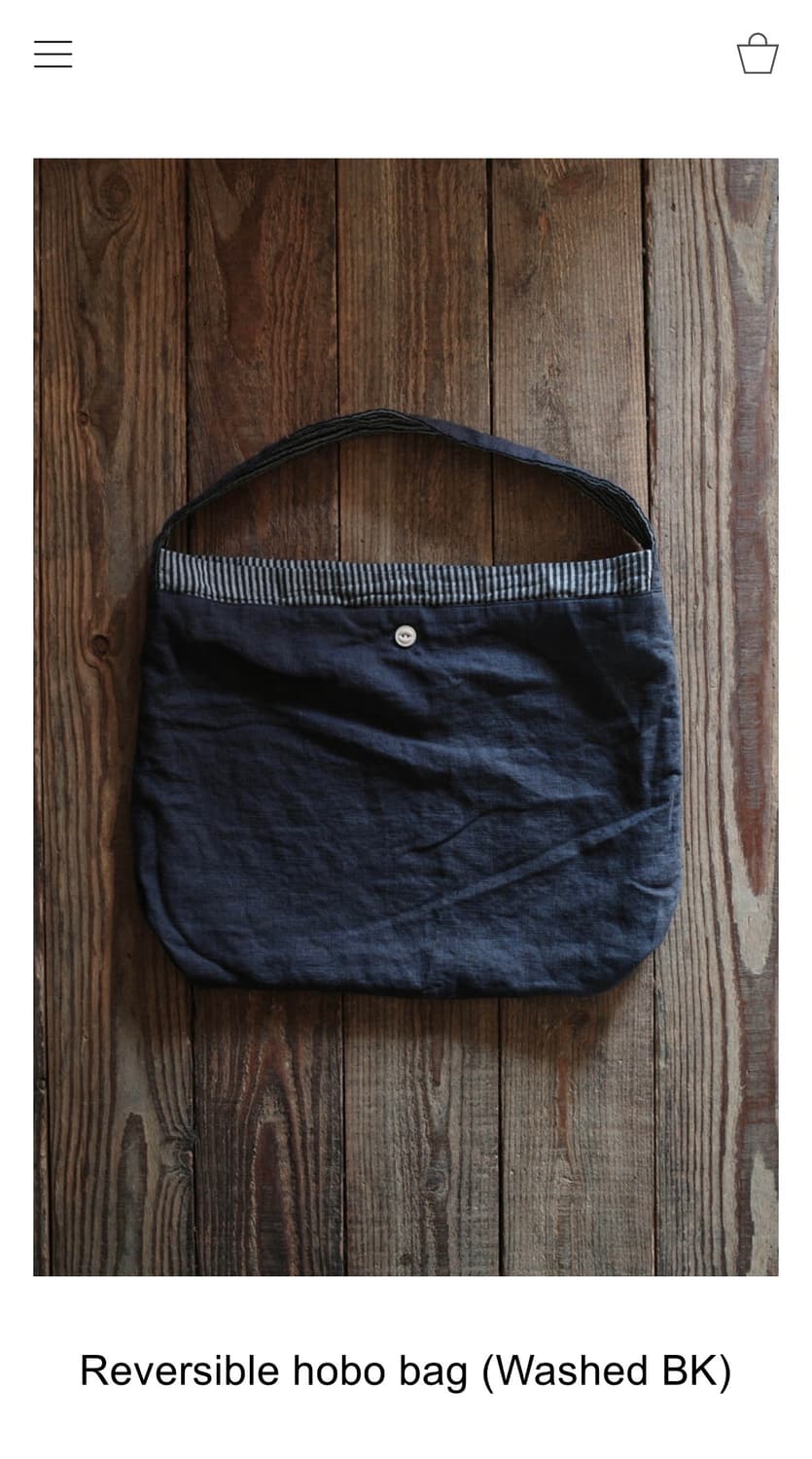 Wardrobe41 Reversible hobo bag 상품이미지4