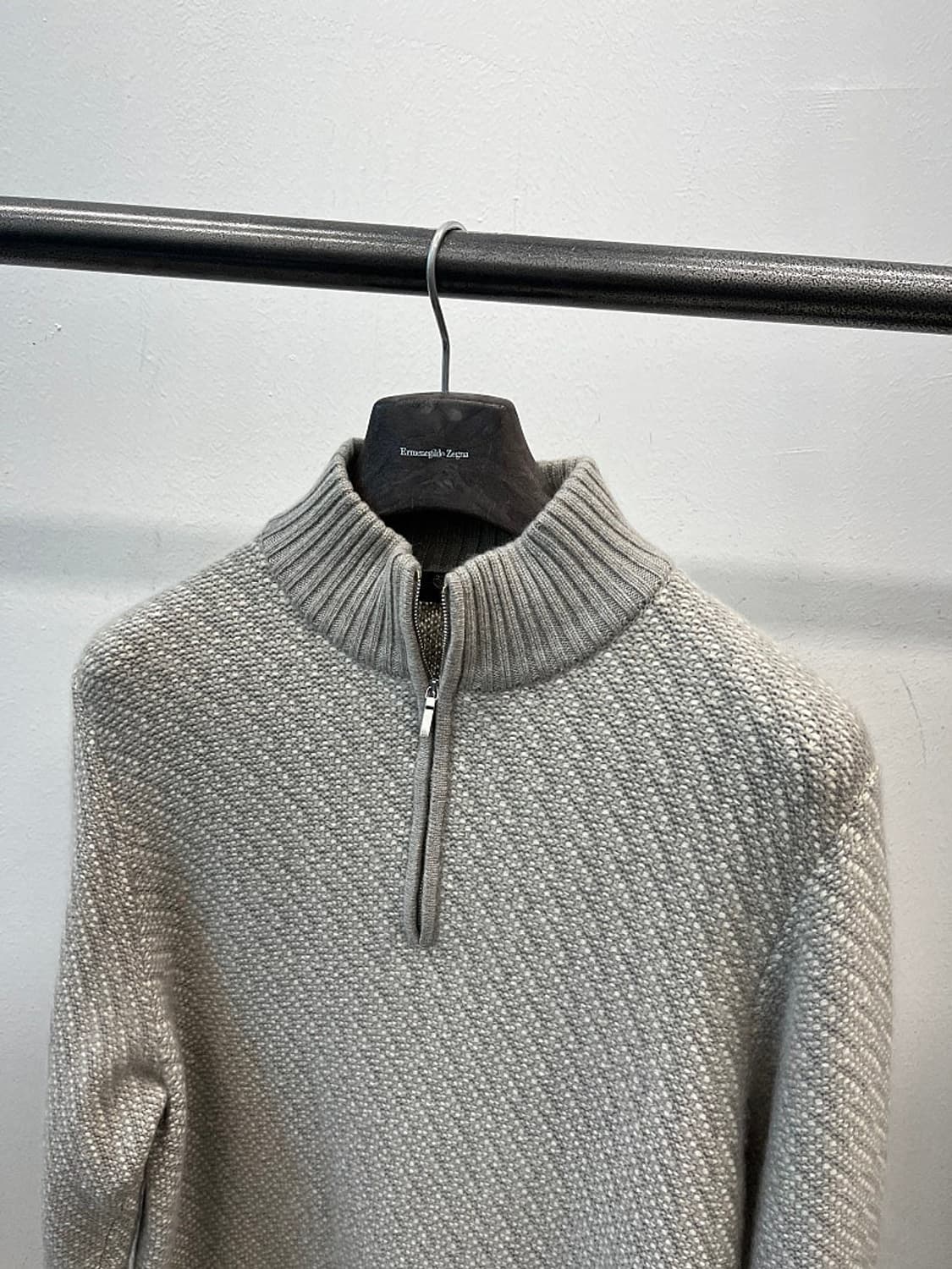 110) 로로피아나 신형 캐시미어 하프집업니트 상품이미지4