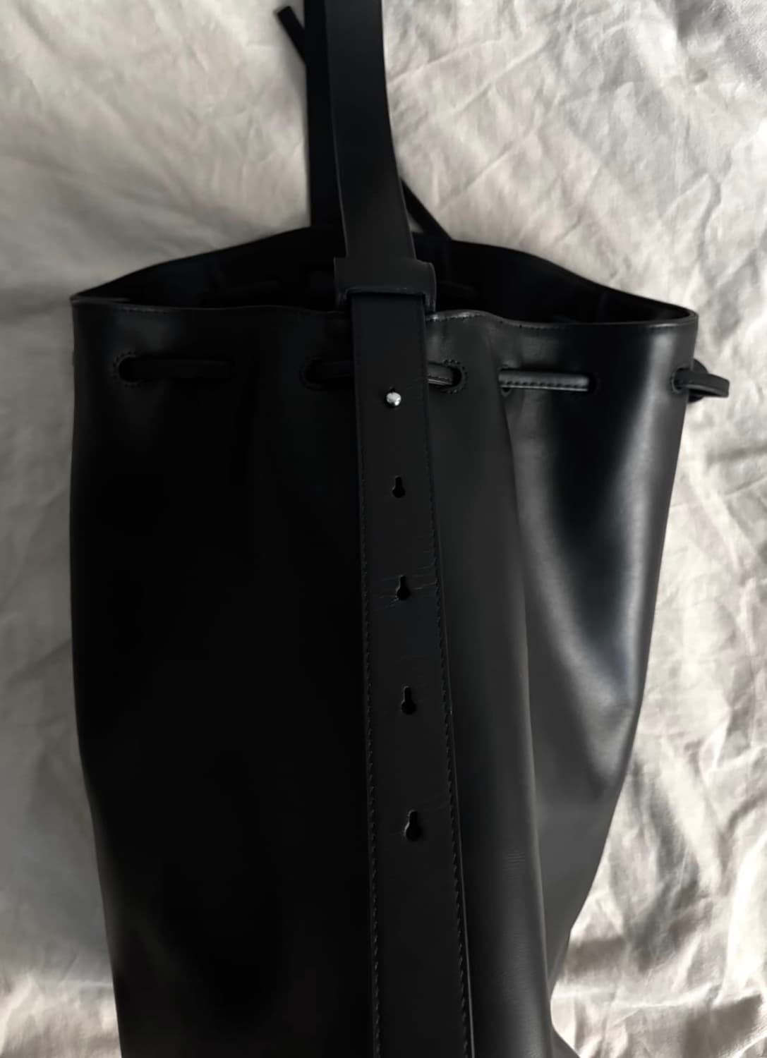 [유일매물] ISHII 카라데 레더 백 상품이미지10