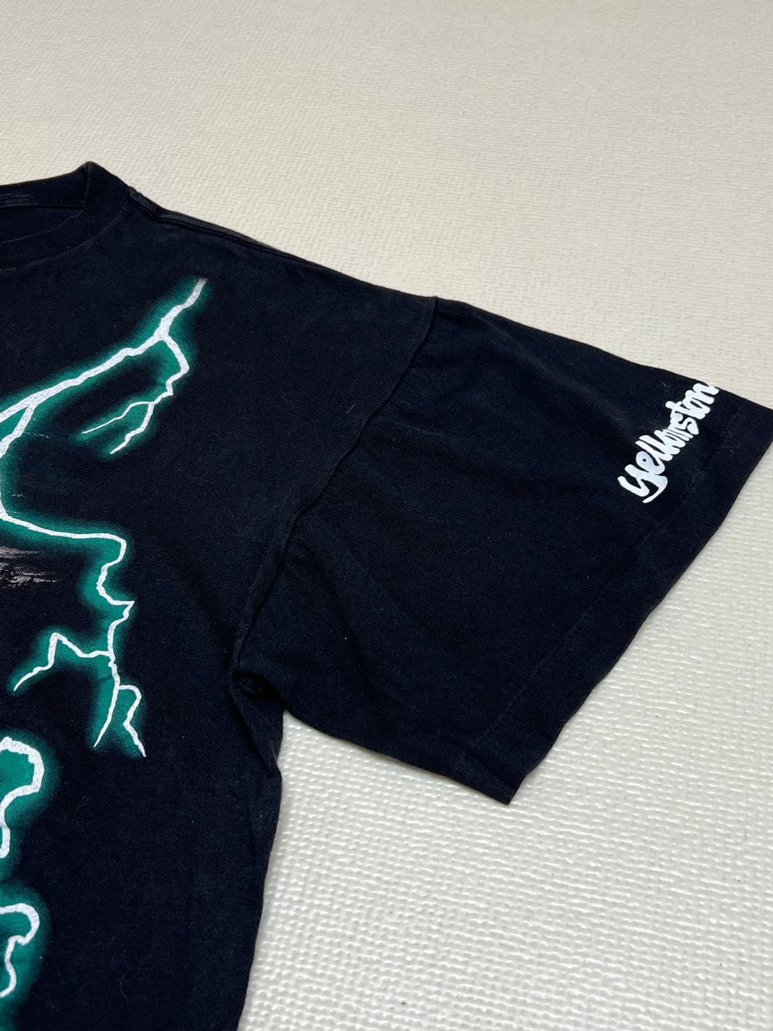 90s USA썬더 인디언 옐로우스톤 티셔츠 XL사이즈 상품이미지4