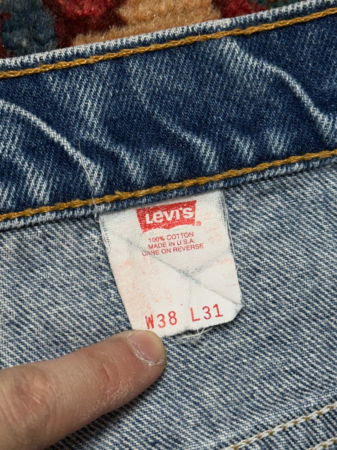 90's USA Made 리바이스 517 부츠컷 플레어진 상품이미지8