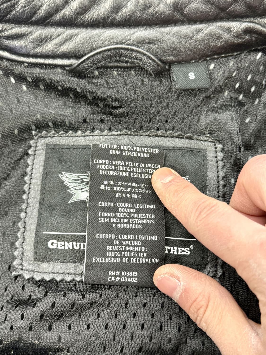 할리 데이비슨 보를웨이 벤틸레이션 카우 하이드 라이더 자켓 상품이미지8