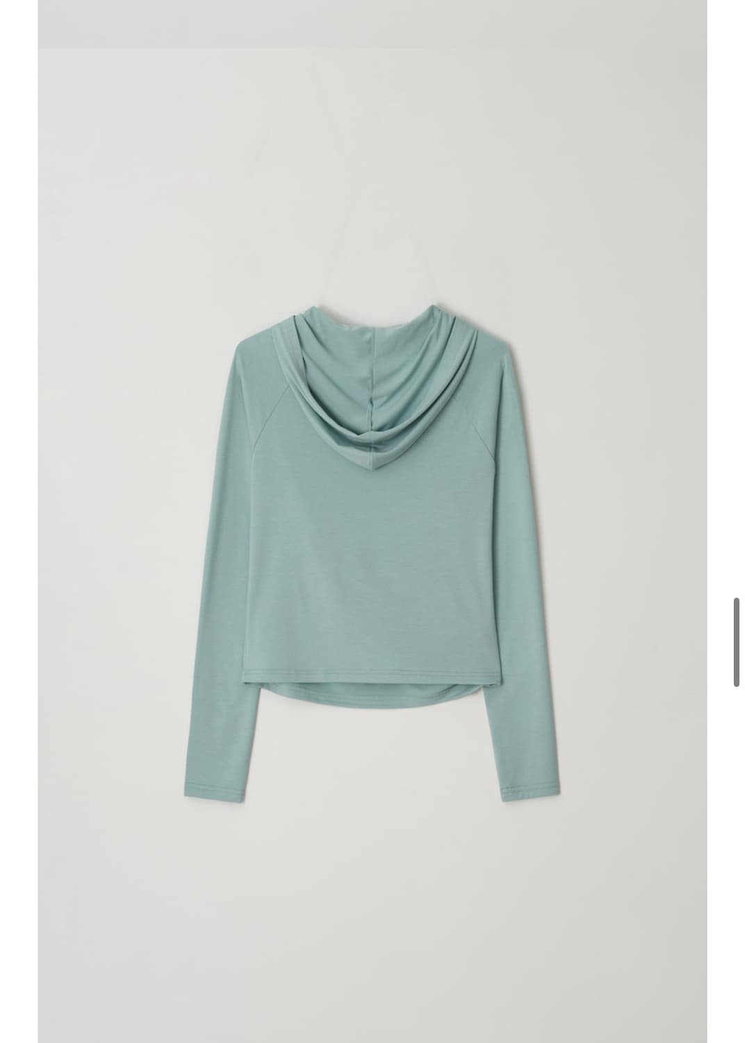 마조네 RAGLAN SHIRRING HOODIE_MINT 상품이미지3