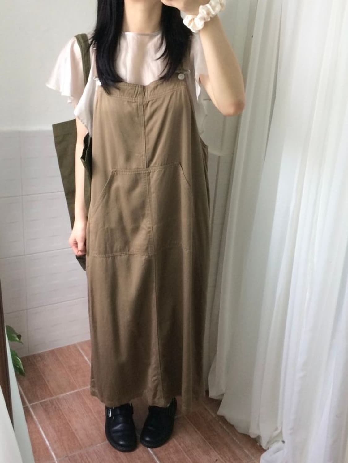 옷속무 빈티지 글로시 블라우스 상품이미지5