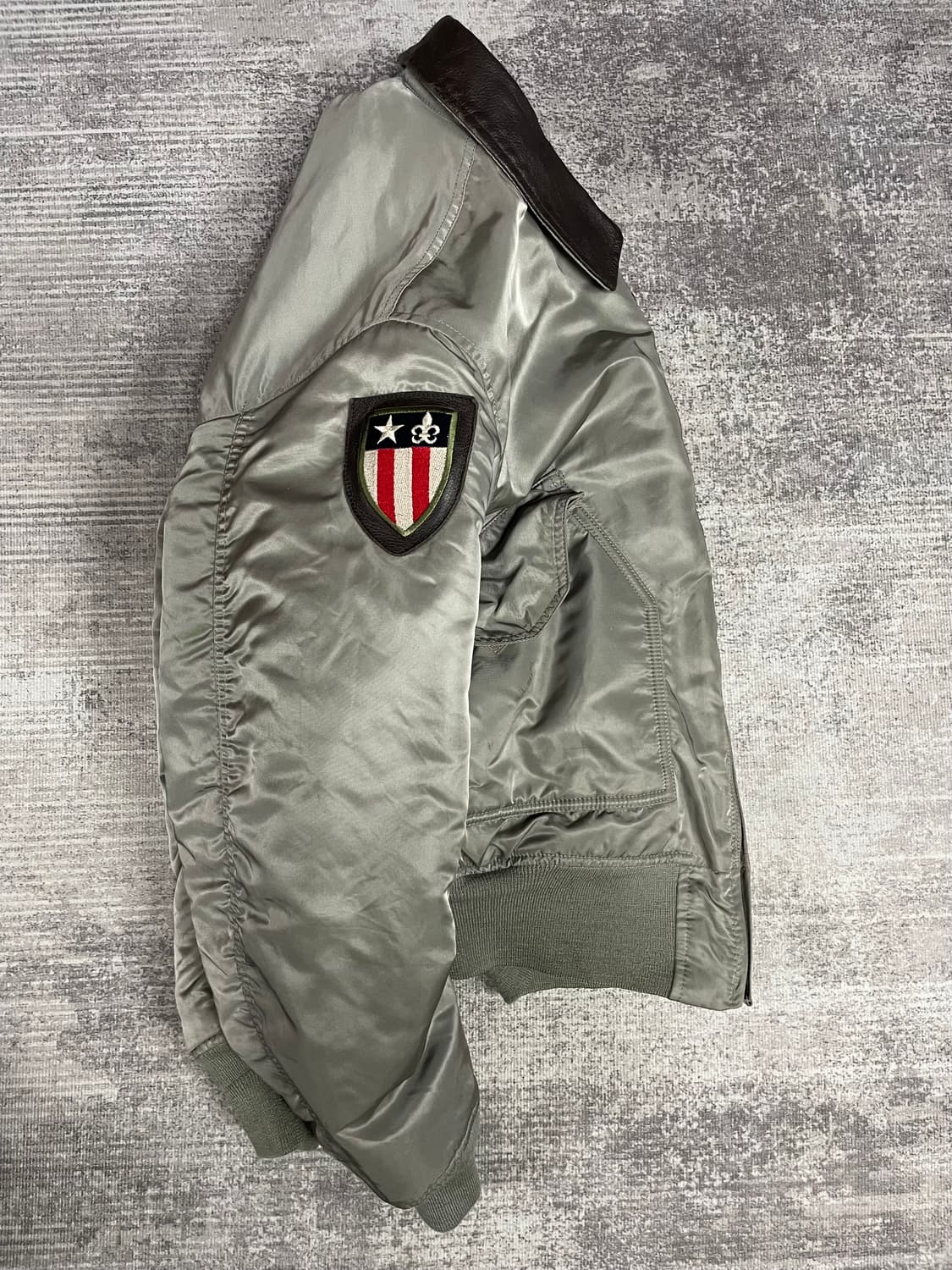 Vtg 알파 인다스트릿 레더카라넥  상품이미지7