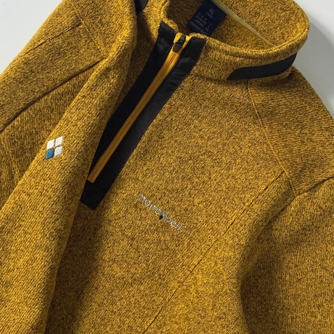 Mont-Bell 몽벨 머스타드 커버드 하프집업 자켓 상품이미지3