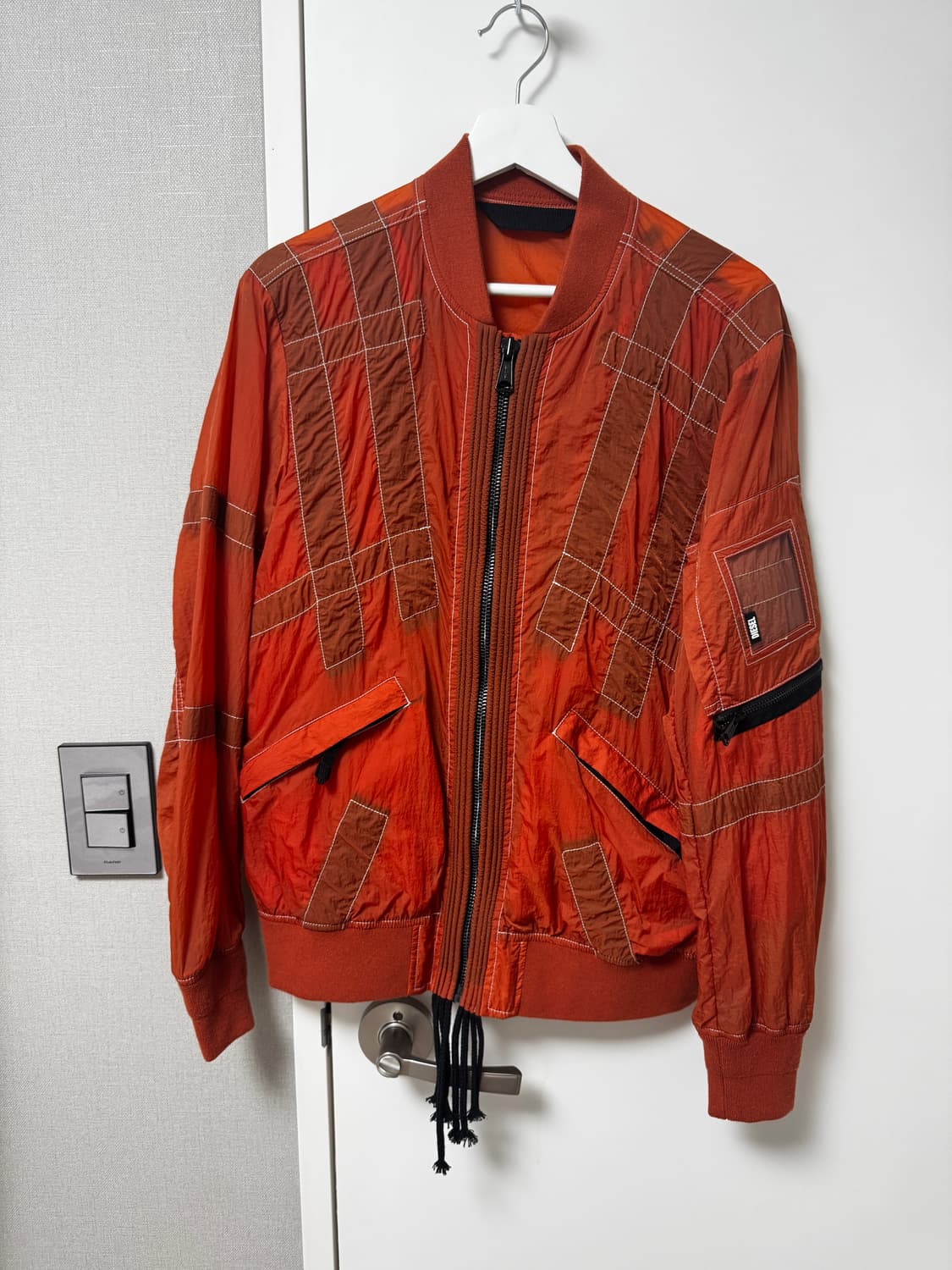 Diesel bomber jacket jumper orange 상품이미지1