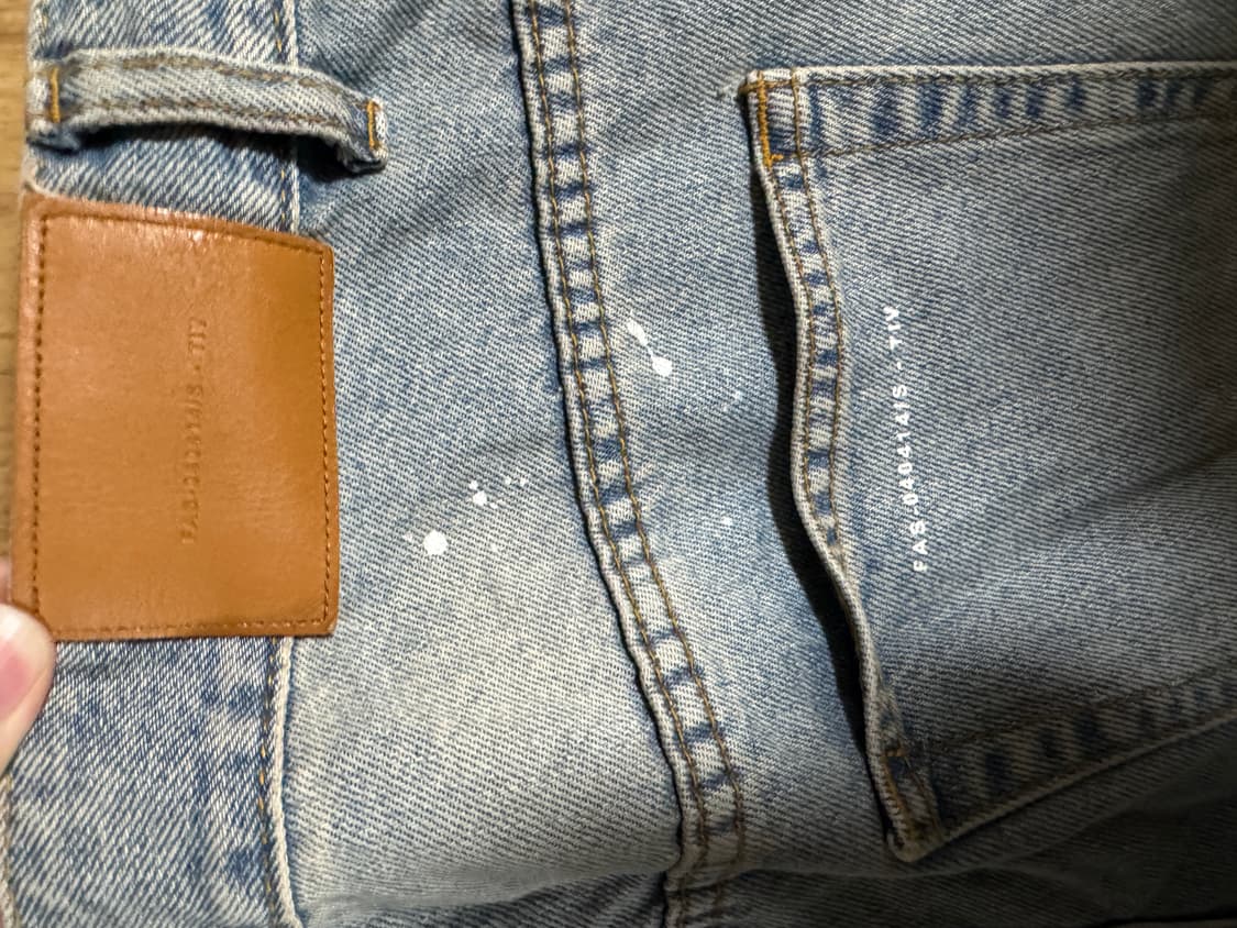 페이탈리즘 #0237 paint denim jeans 데님팬츠 상품이미지4