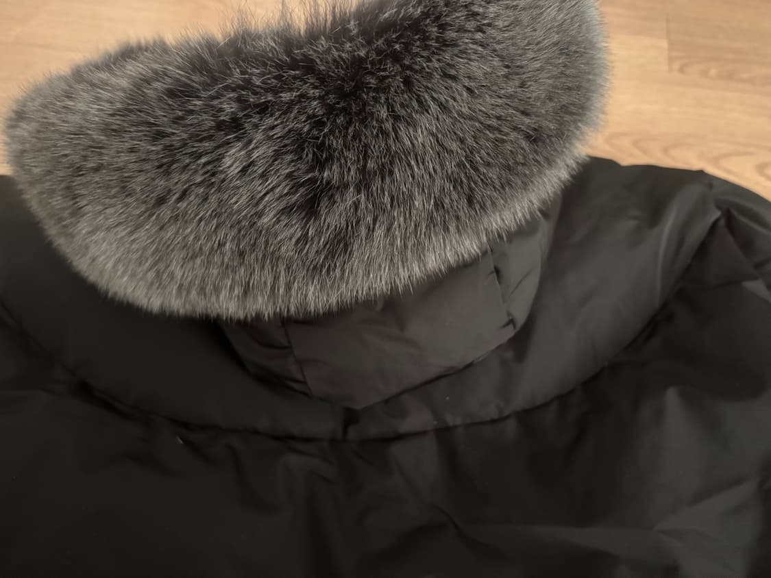 상태최상 지컷 풍성한 사가폭스퍼 구스다운패딩 여 55,66 상품이미지3