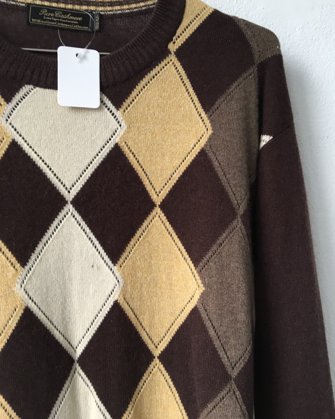 Argyle pattern knit 상품이미지3