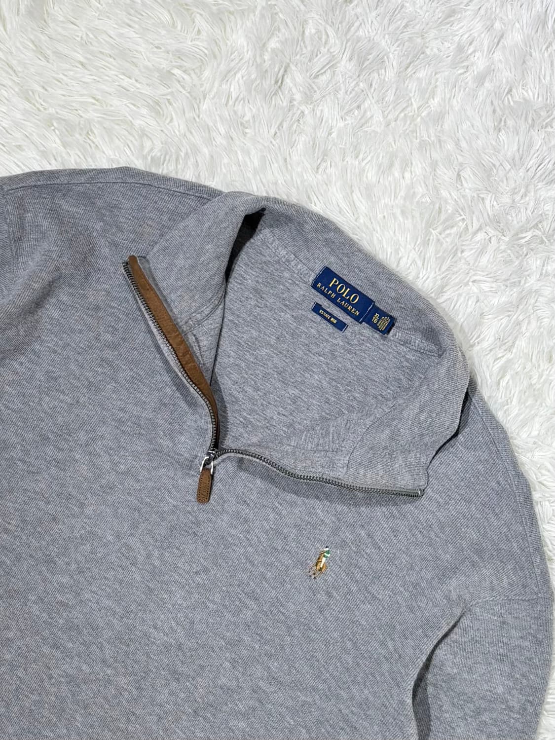 폴로랄프로렌 멀티포니 그레이 반집업 니트 상품이미지5