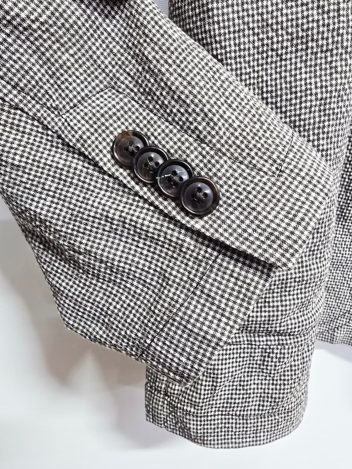 타임 체크 패턴 남성 자켓 모마혼방110 상품이미지3