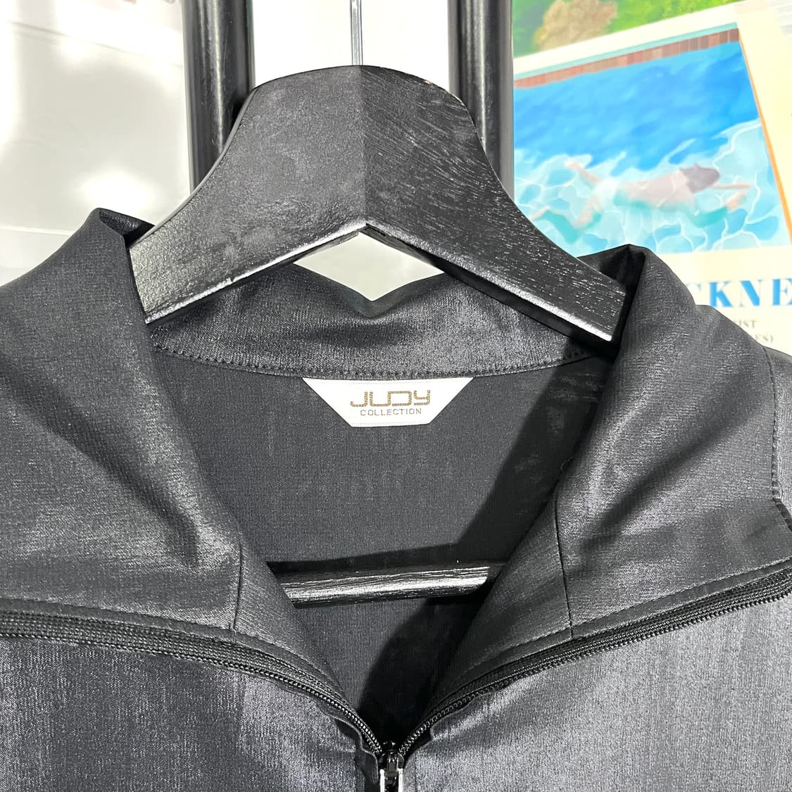 Judy 데드스탁 시스루 집업 상품이미지6