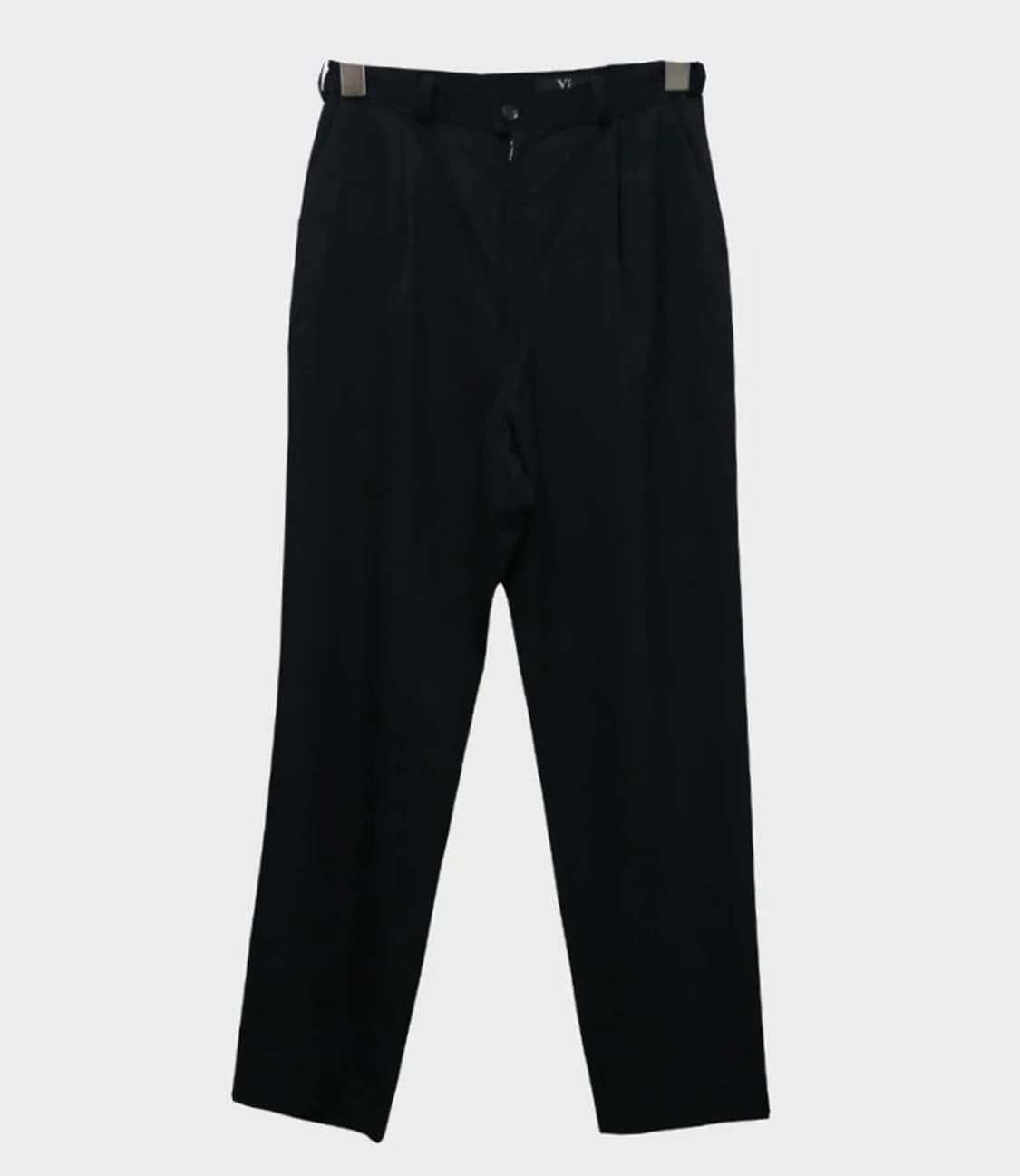 Black wool tuck slacks  상품이미지1