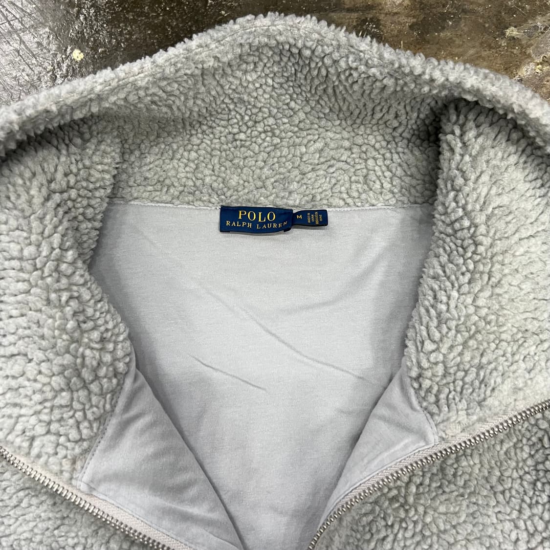 M) 폴로 랄프로렌 뽀글이 하프집업 플리스 자켓 후리스 점퍼 상품이미지3
