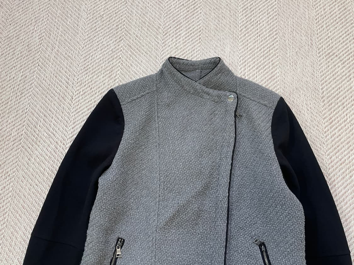 바나나리퍼블릭 비대칭 하이넥 집업  블루종 J03998 상품이미지5